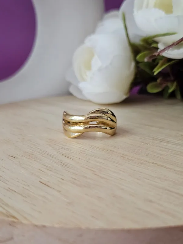 Gold_Plated_18K_Micro_Braided_Gold_Ring_For_Women