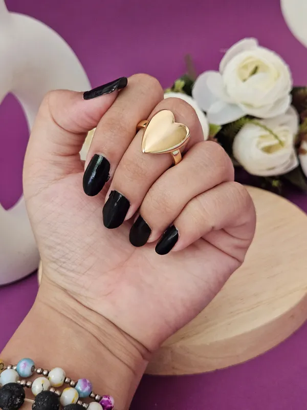 Gold_Plated_18K_Micro_Timeless_Gold_Heart_Ring_For_Women