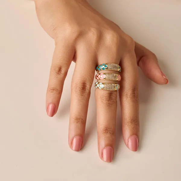 Emerald_Green_Gold_Plated_18K_Micro_Celestial_Spark_Ring_For_Women
