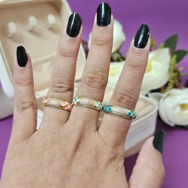Cyan_Gold_Plated_18K_Micro_Celestial_Spark_Ring_For_Women