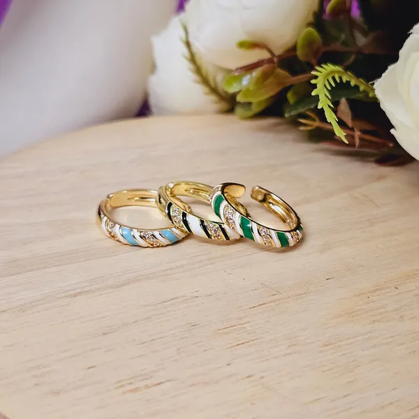 Green_Gold_Plated_14K_Micro_Stripes_Forever_Ring_For_Women