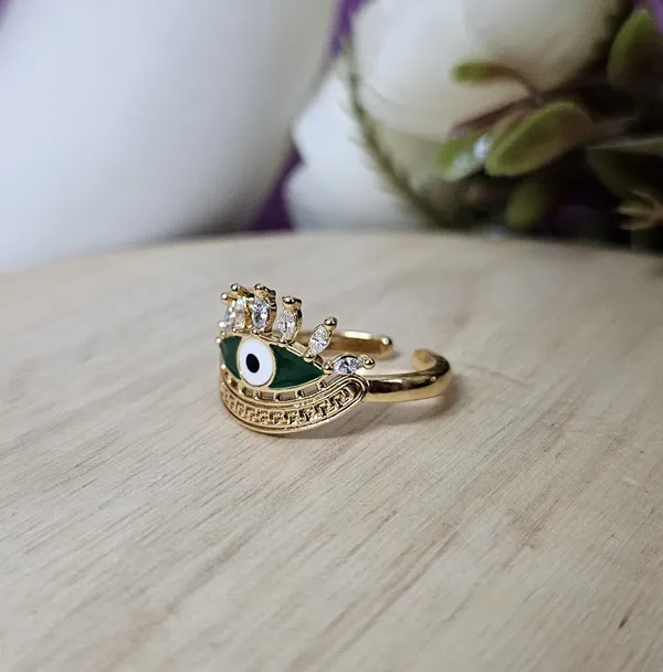 Dark_Green_Gold_Plated_18K_Micro_Regal_Guardian_Ring_For_Women