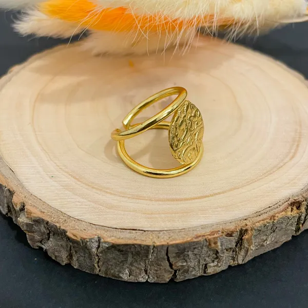 Golden_Handmade_Brass_Royal_Seal_Ring_For_Women