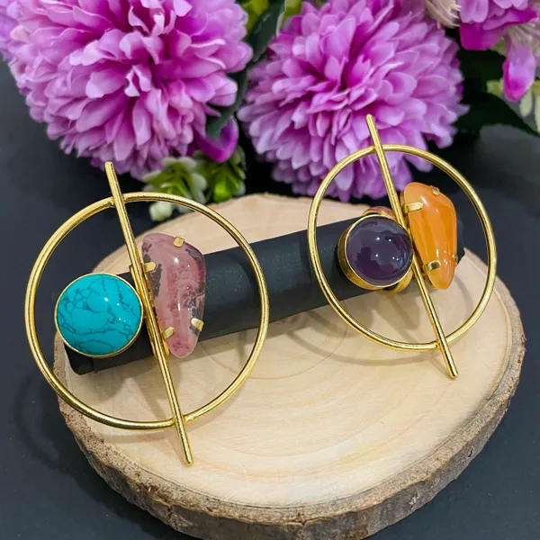 Green_Purple_Golden_Handmade_Brass_Twilight_Duet_Ring_For_Women