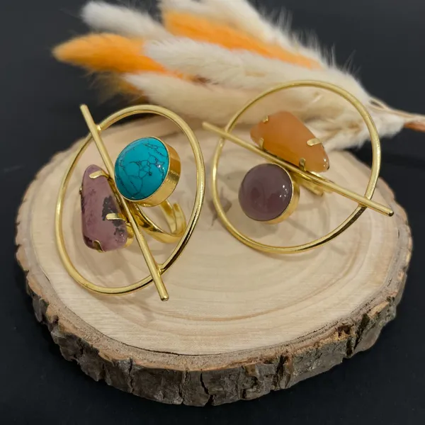 Orange_Purple_Golden_Handmade_Brass_Twilight_Duet_Ring_For_Women