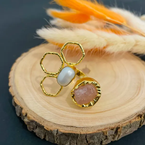 Light_Purple_Golden_Handmade_Brass_Transperant_Flower_Ring_For_Women