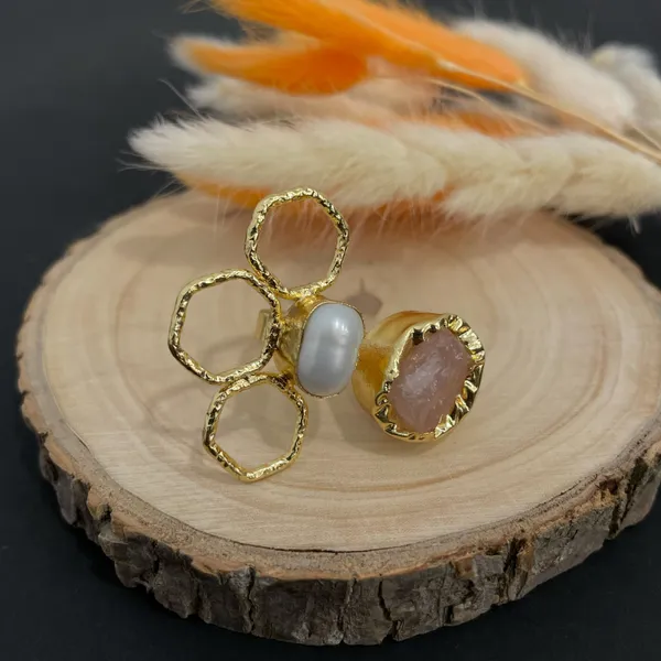 Light_Purple_Golden_Handmade_Brass_Transperant_Flower_Ring_For_Women