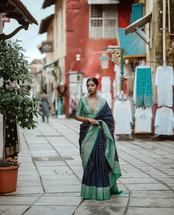 Woven_Kanjivaram_Jacquard_Banarasi_Silk_Saree