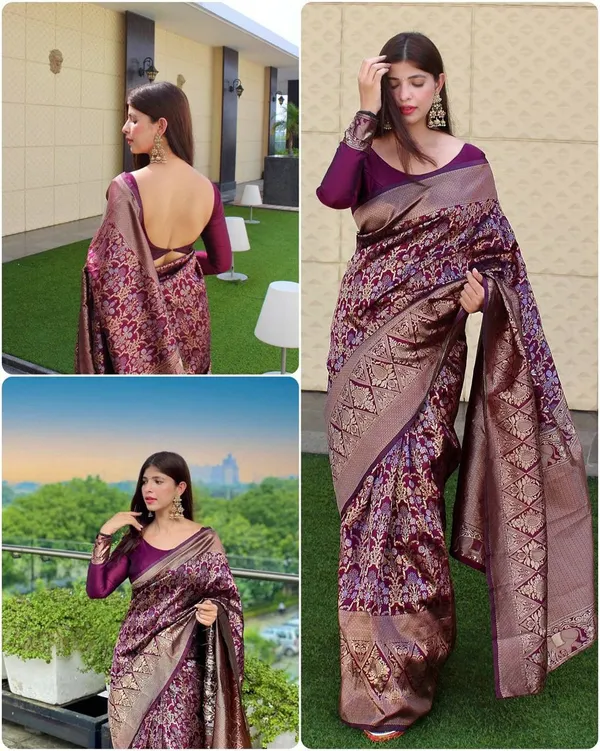 Woven_Kanjivaram_Jacquard_Banarasi_Silk_Saree