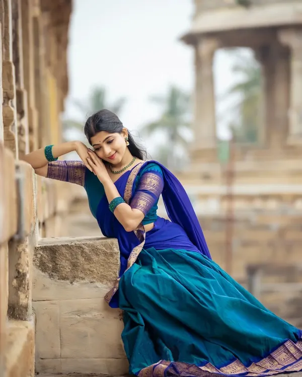 Kanjiveram_Silk_Zari_Lehenga_With_Blouse_Along_With_Banarsi_Silk_Dupatta