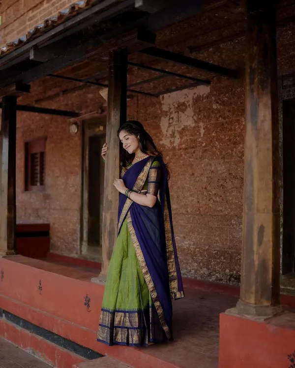 Kanjiveram_Silk_Zari_Lehenga_With_Blouse_Along_With_Banarsi_Silk_Dupatta