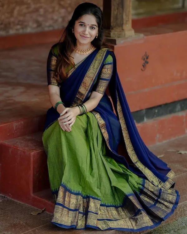 Kanjiveram_Silk_Zari_Lehenga_With_Blouse_Along_With_Banarsi_Silk_Dupatta