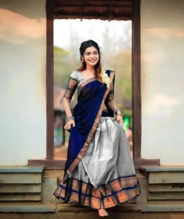 Kanjiveram_Silk_Zari_Lehenga_With_Blouse_Along_With_Banarsi_Silk_Dupatta