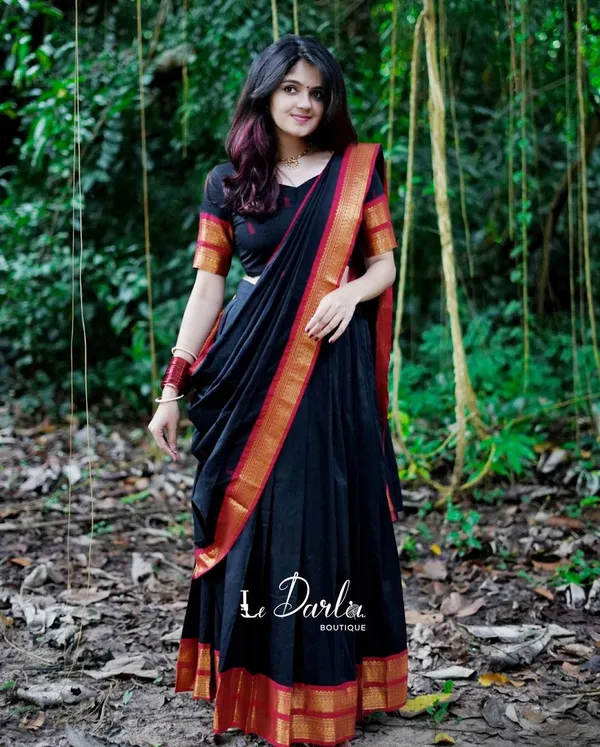Kanjiveram_Silk_Zari_Lehenga_With_Blouse_Along_With_Banarsi_Silk_Dupatta
