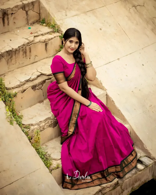 Kanjiveram_Silk_Zari_Lehenga_With_Blouse_Along_With_Banarsi_Silk_Dupatta