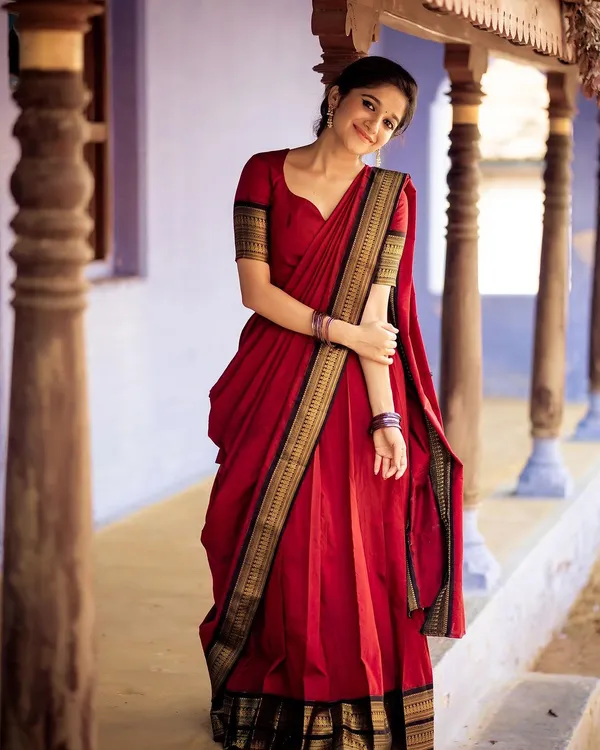 Kanjiveram_Silk_Zari_Lehenga_With_Blouse_Along_With_Banarsi_Silk_Dupatta