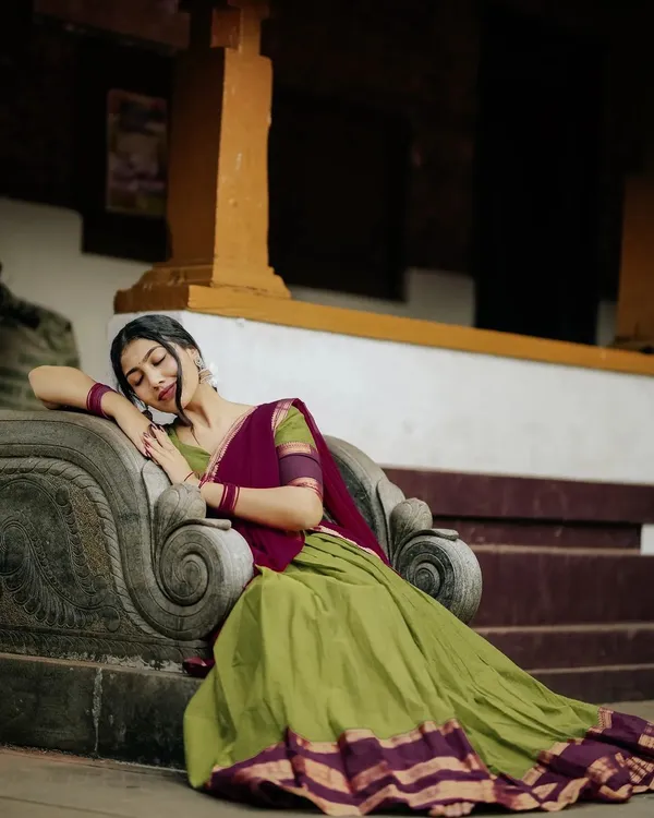 Kanjiveram_Silk_Zari_Lehenga_With_Blouse_Along_With_Banarsi_Silk_Dupatta