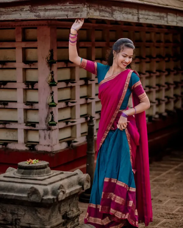 Kanjiveram_Silk_Zari_Lehenga_With_Blouse_Along_With_Banarsi_Silk_Dupatta