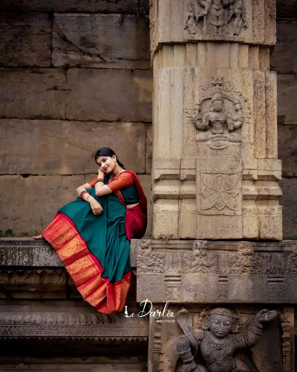 Kanjiveram_Silk_Zari_Lehenga_With_Blouse_Along_With_Banarsi_Silk_Dupatta