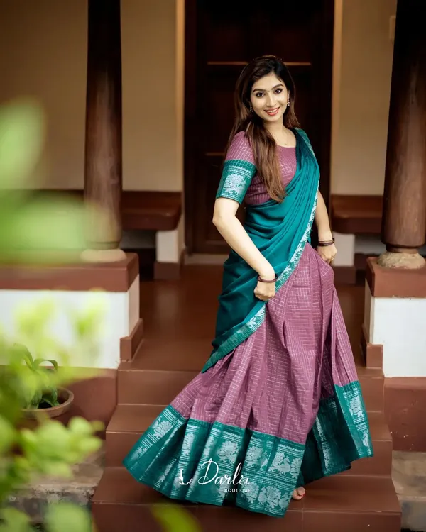 Kanjiveram_Silk_Zari_Lehenga_With_Blouse_Along_With_Banarsi_Silk_Dupatta