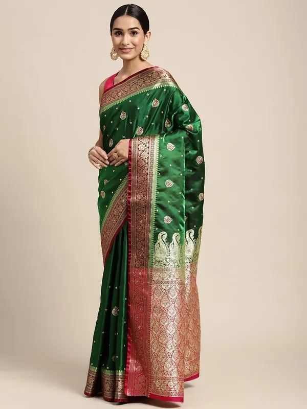 Woven_Kanjivaram_Jacquard_Banarasi_Silk_Saree