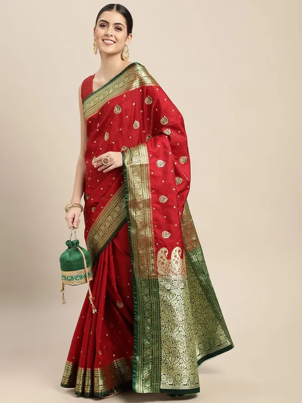 Woven_Kanjivaram_Jacquard_Banarasi_Silk_Saree