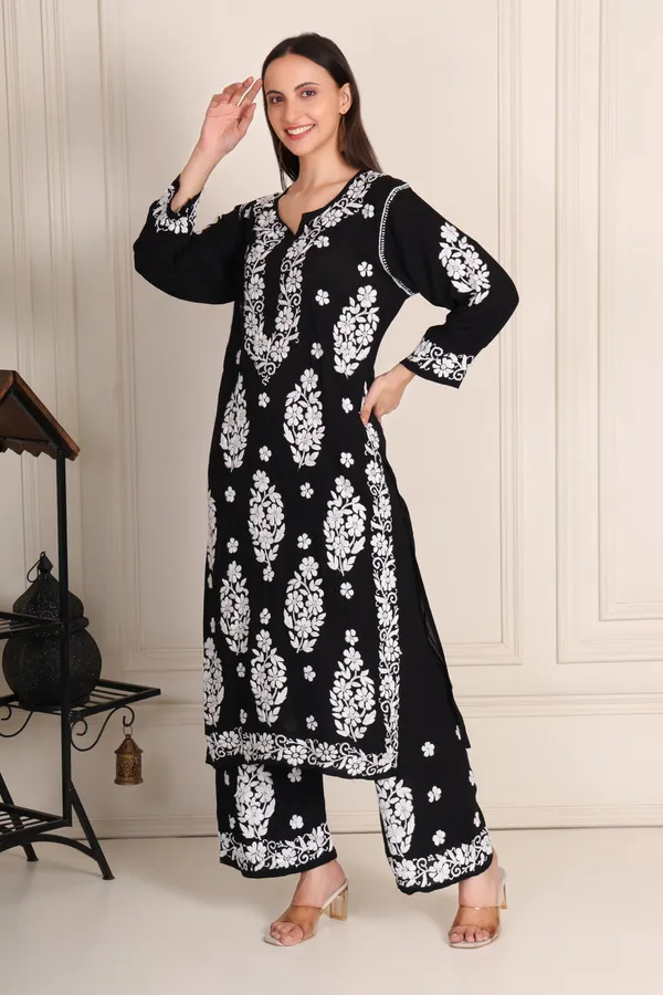 Black_Premium_Chikankari_Modal_Suit_With_Thread_Work_For_Women
