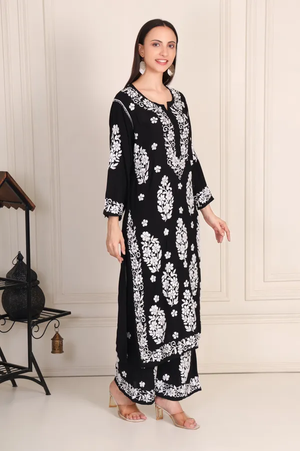 Black_Premium_Chikankari_Modal_Suit_With_Thread_Work_For_Women