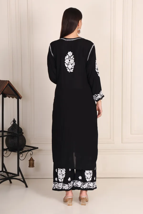 Black_Premium_Chikankari_Modal_Suit_With_Thread_Work_For_Women