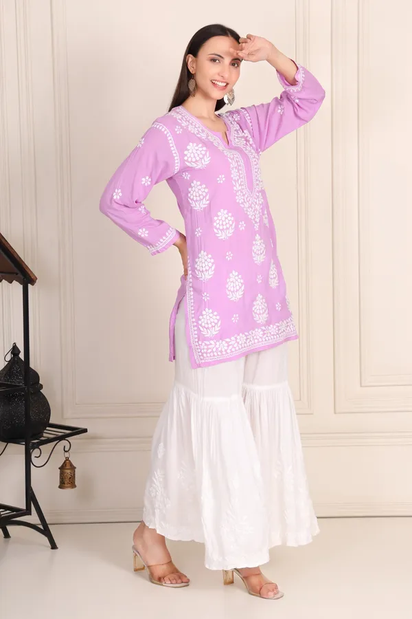 Purple_Modal_Cotton_Short_Kurti_For_Women