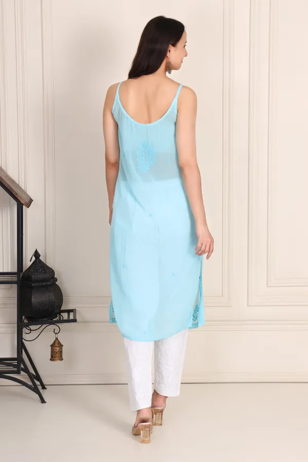 Froji_Modal_Strip_Sleeve_Kurti_Ethnic_Wear_For_Women