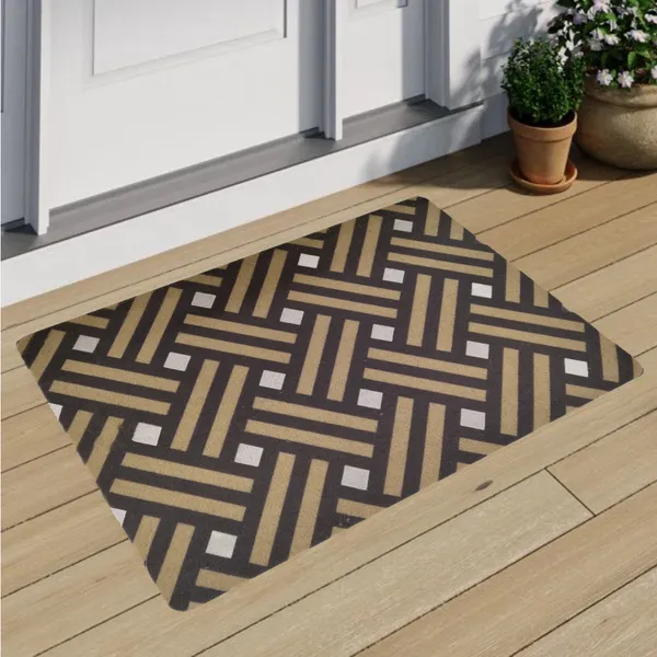 Brown_Strip_40x60cm_Outdoor_Mat