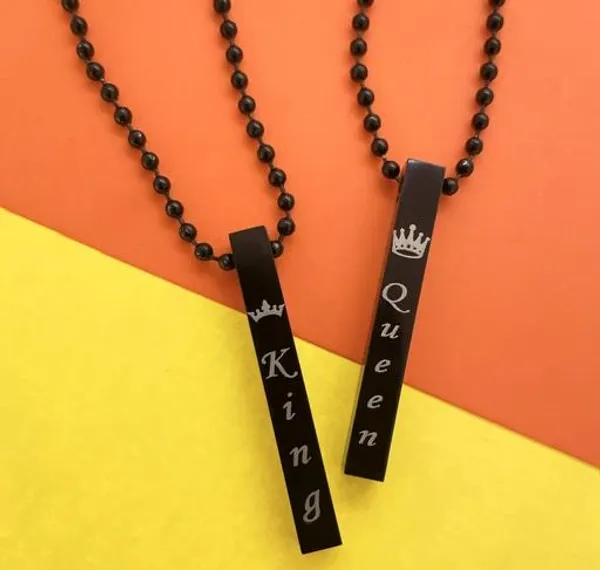 Customized_Black_Cuboid_Name_Pendant_Necklace