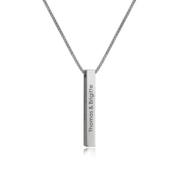 Customized_Silver_Cuboid_Name_Pendant_Necklace