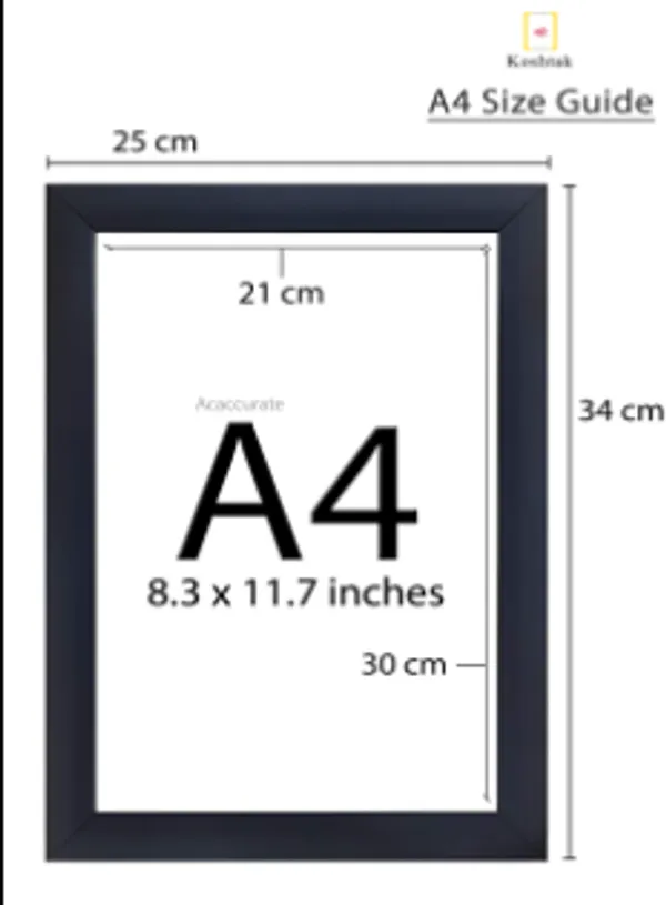 Brown,_Black_&_White_A4-Size_Photo_Frame