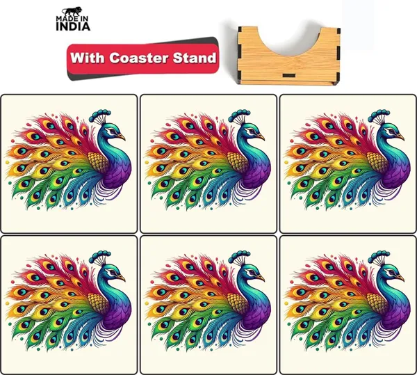 3.5x3.5_wooden_MDF_coaster,_durable,_customizable,_drink_holder,_table_protector,_home_decor
