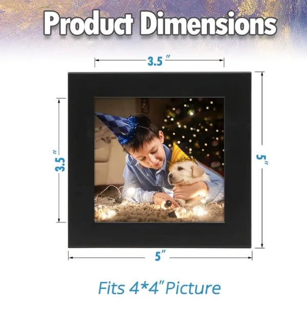 Set_of_4_-_Black_Square_Picture_Frames_(4x4_Inches)