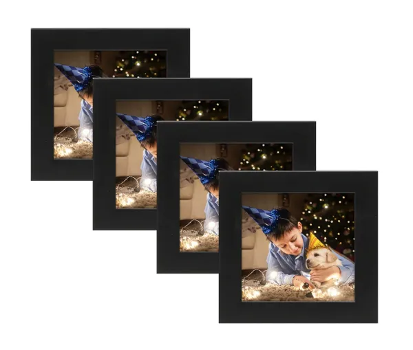 Set_of_4_-_Black_Square_Picture_Frames_(4x4_Inches)