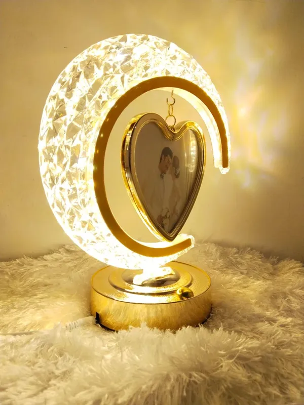 Customized_Half_Moon_Crystal_Lamp_with_2_Photos_with_LED_lighting_for_Anniversary,_Birthday_and_Wedding.