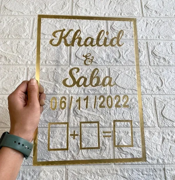 Transparent_&_Golden_"Forever_Bond"_Thumbprint_Frame