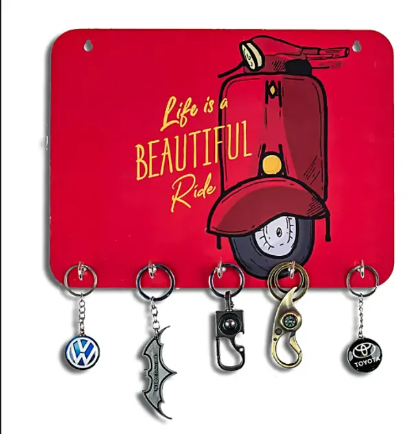 Red_Joyful_Ride_Wall_Key_Holder