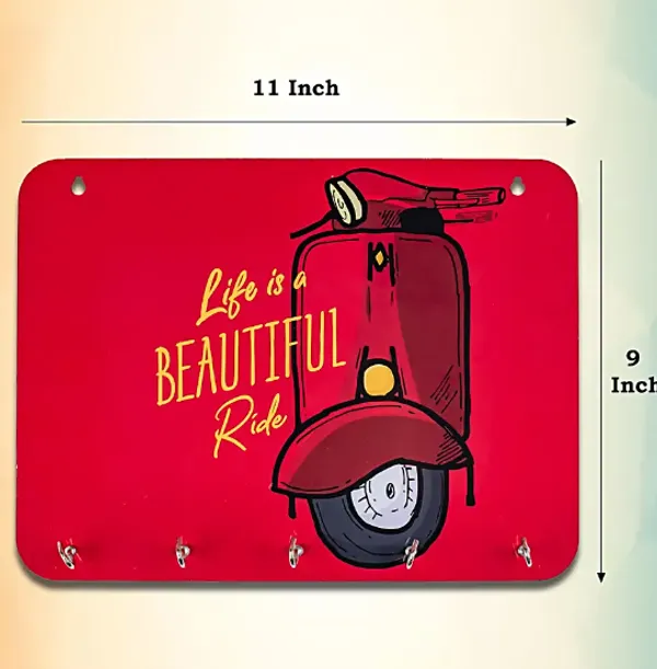 Red_Joyful_Ride_Wall_Key_Holder