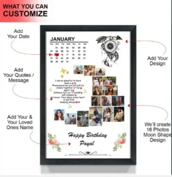 Moon-Shaped_Black_Personalized_Photo_Frame_