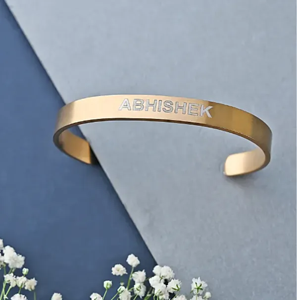 Customized_Rose_Gold_Unisex_Half_Cuff_Bracelet_with_Name_Engraving