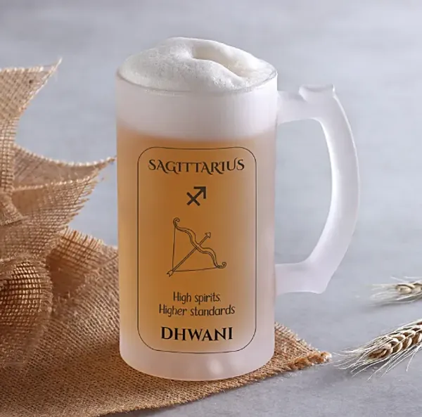 Personalized_Sagittarius-Themed_High_Spirits_Beer_Mug