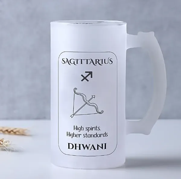 Personalized_Sagittarius-Themed_High_Spirits_Beer_Mug