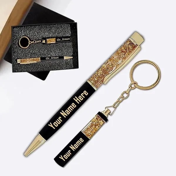 Personalized_Pen_And_Keychain_Set_With_Name,_Customized_Gift_for_RAKSHA_BANDHAN_,Valentines,_Sister,_Brother_on_Birthday_and_Anniversary_(Black_&_Golden)