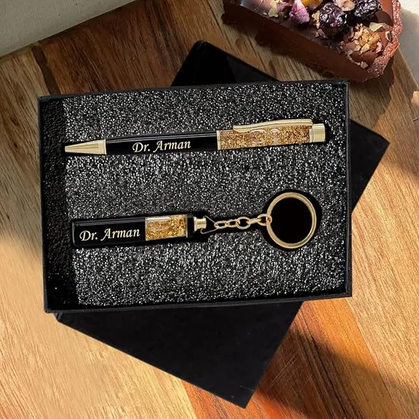 Personalized_Pen_And_Keychain_Set_With_Name,_Customized_Gift_for_RAKSHA_BANDHAN_,Valentines,_Sister,_Brother_on_Birthday_and_Anniversary_(Black_&_Golden)