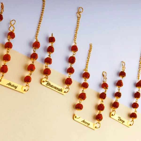 Personalized_Rudraksha_Rakhi_Bracelet_with_Name_pack_of_2