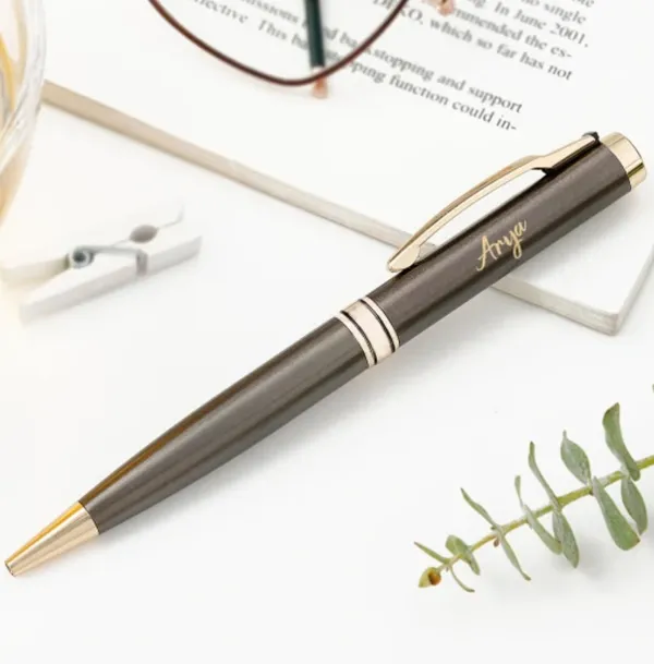 Silver-Grey_Personalized_Ballpoint_Pen